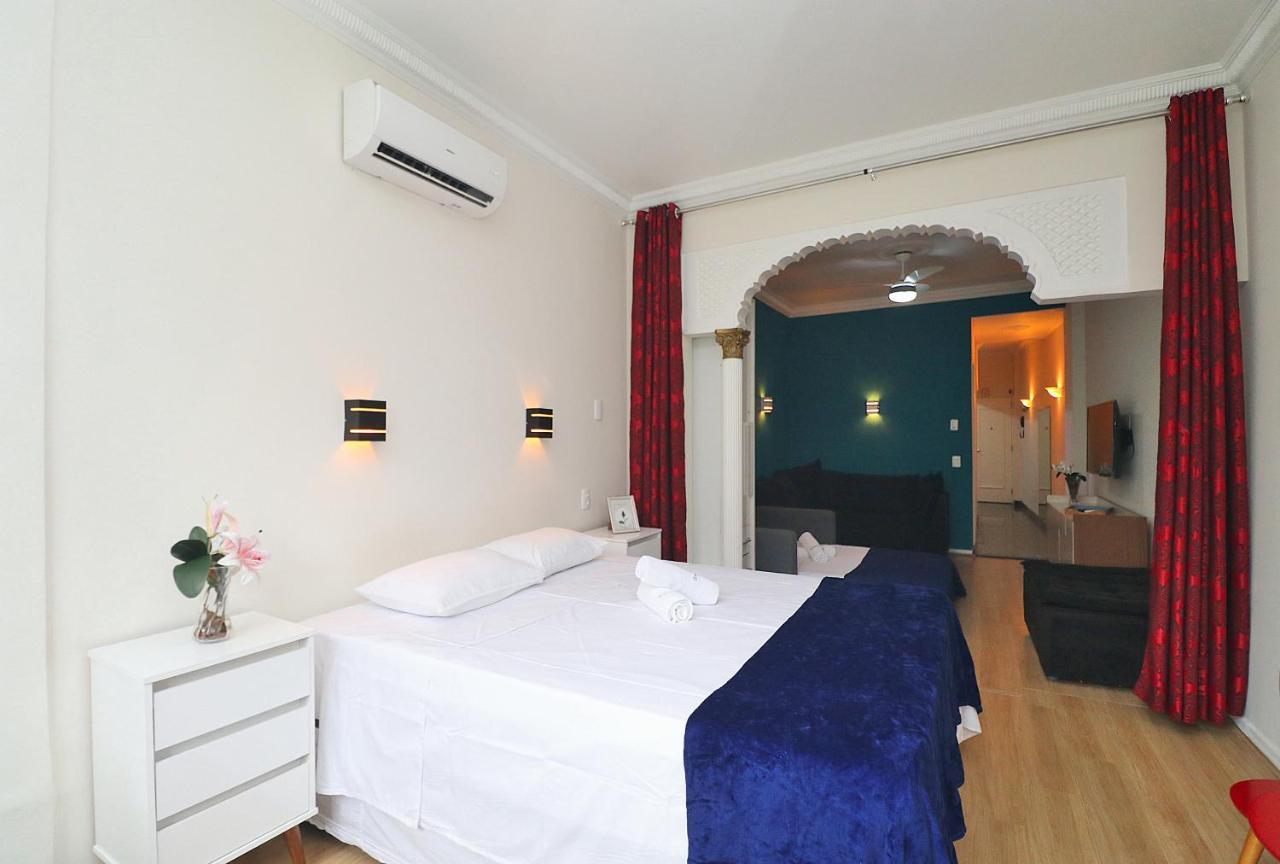 דירות ריו דה ז'ניירו Fantastico 1 Quarto E Sala Em Copacabana Com Vista Para Natureza מראה חיצוני תמונה