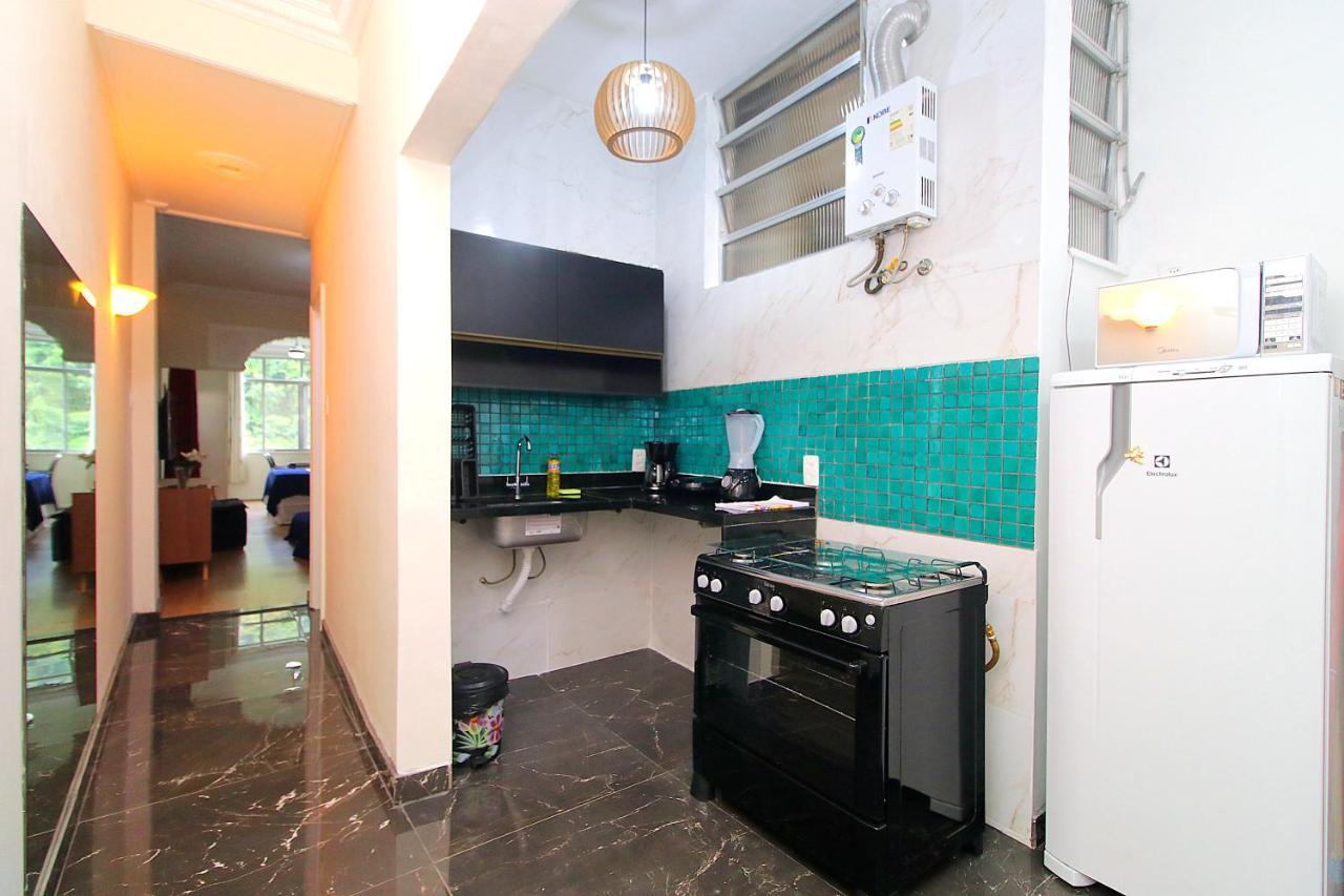 דירות ריו דה ז'ניירו Fantastico 1 Quarto E Sala Em Copacabana Com Vista Para Natureza מראה חיצוני תמונה