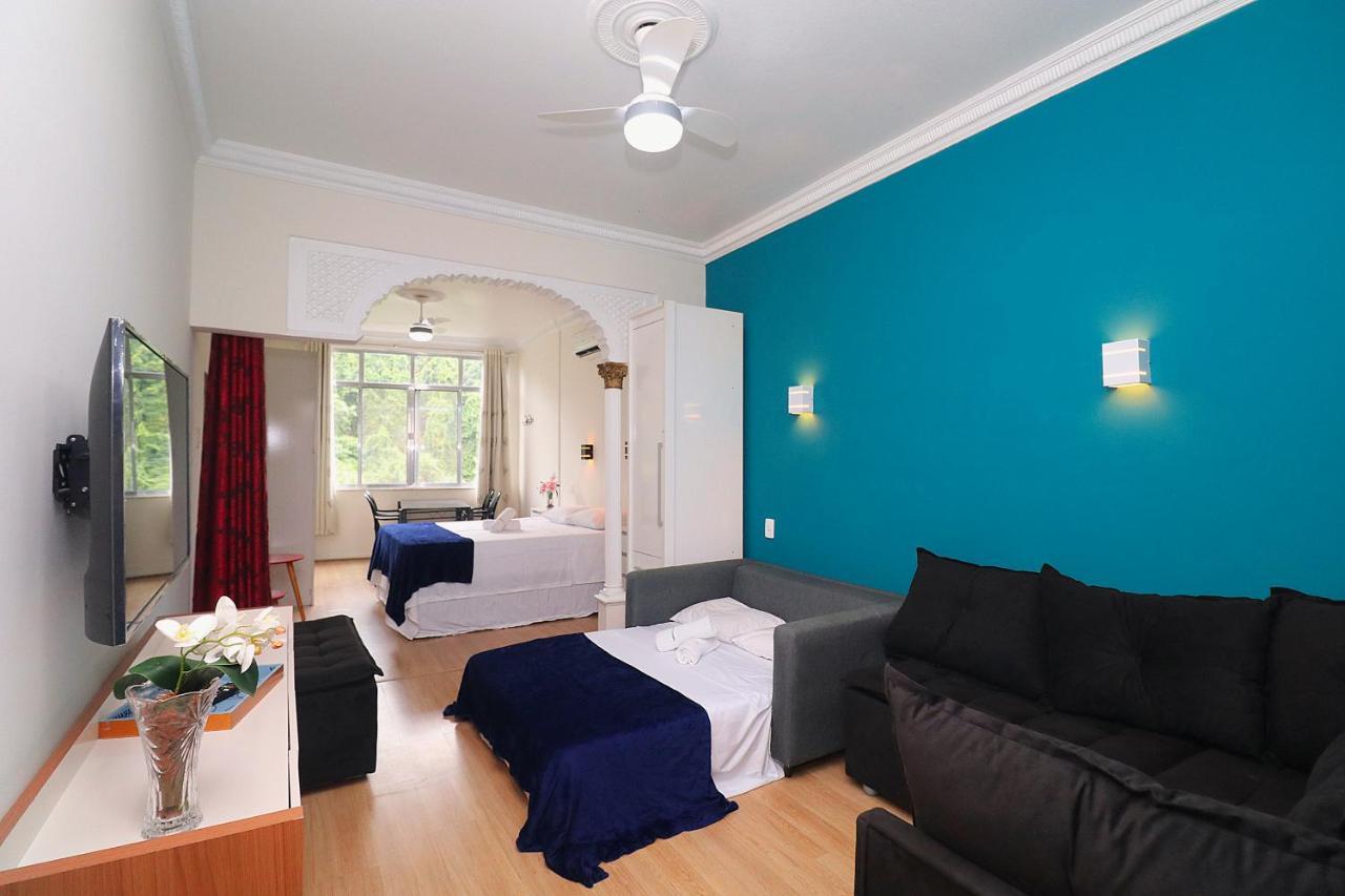 דירות ריו דה ז'ניירו Fantastico 1 Quarto E Sala Em Copacabana Com Vista Para Natureza מראה חיצוני תמונה