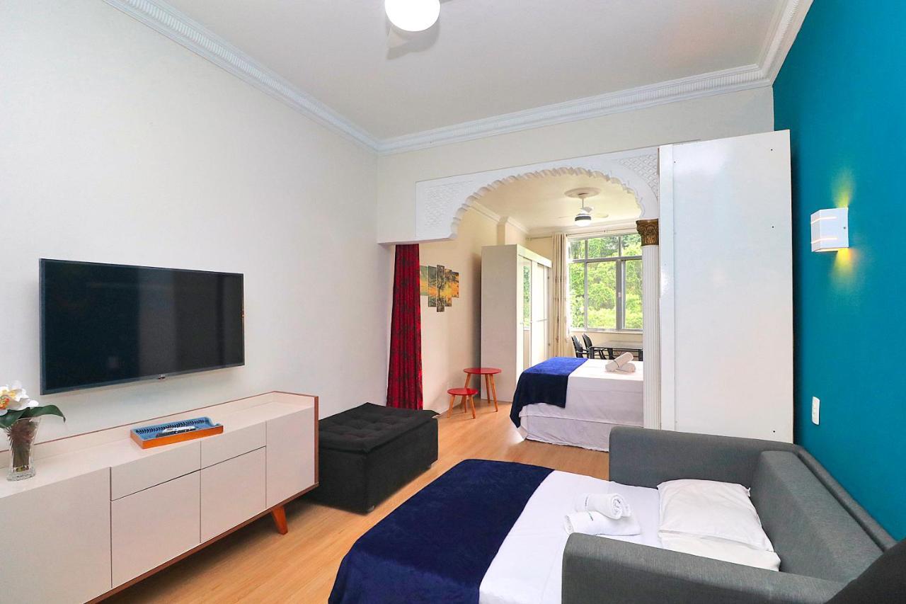 דירות ריו דה ז'ניירו Fantastico 1 Quarto E Sala Em Copacabana Com Vista Para Natureza מראה חיצוני תמונה