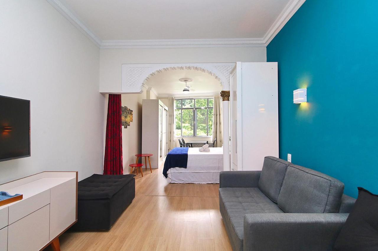דירות ריו דה ז'ניירו Fantastico 1 Quarto E Sala Em Copacabana Com Vista Para Natureza מראה חיצוני תמונה